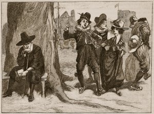 Sonntagsgestaltung nach dem Buch der Sportarten von König James, Illustration aus Cassells Illustrierter Geschichte Englands