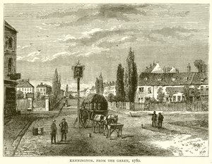 Kennington, vom Grünen, 1780 von English School