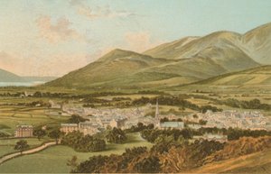 Keswick vom Castle Hill von English School