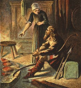 König Alfred und die Kuchen, veröffentlicht 1890