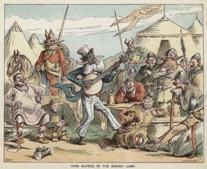 König Alfred im dänischen Lager von English School