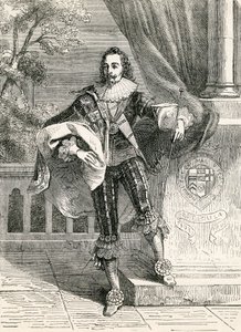 König Karl I., Illustration aus John Cassells Illustrierter Geschichte Englands, 1857