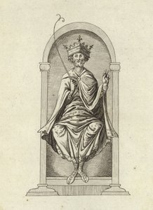 König Eadgar, der Friedfertige von English School