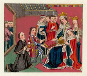 König Edward IV., seine Königin und Sohn