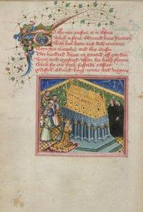 König Heinrich VI. besucht das Heiligtum von St. Edmund, Illustration aus den 