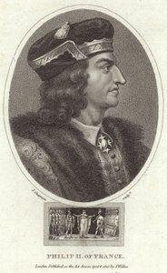 König Philipp II. von Frankreich von English School