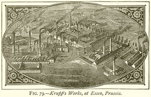 Krupps Werke in Essen, Preußen von English School