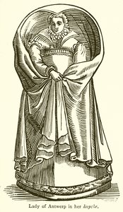 Dame von Antwerpen in ihrem Huycke von English School