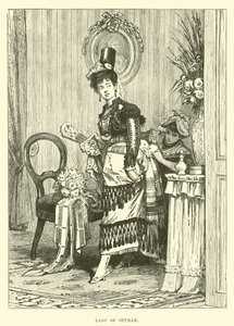Dame aus Sevilla von English School