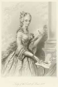 Dame des Hofes von Ludwig XV.