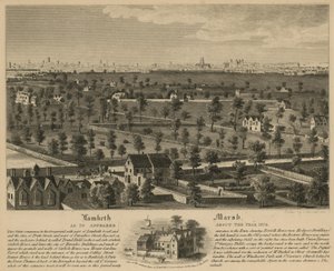 Lambeth Marsh, wie es um das Jahr 1670 aussah