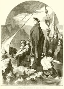 Landung des Chevalier de St. George in Schottland