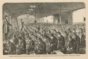Großer Eichenraum im Middlesex House of Correction
