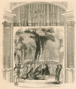 Letzte Szene im Stück König Johann, Drury Lane Theatre, London von English School