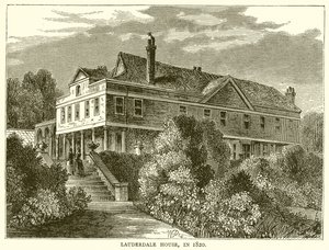 Lauderdale Haus, im Jahr 1820