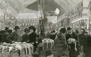 Leadenhall Market zur Weihnachtszeit von English School