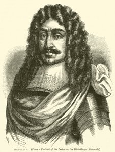 Leopold I. (Gravur) von English School