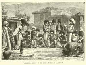 Lesghinska-Tanz der Bergbewohner von Dagestan von English School