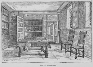 Bibliothek in Langley (Stich)