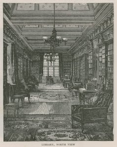 Bibliothek, Nordansicht, Holland House von English School