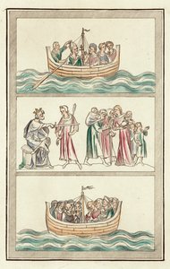 Leben von Thomas Becket (kolorierte Gravur) von English School
