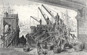 Limehouse Docks von English School