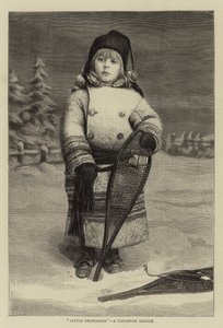 "Kleine Schneeschuhe", eine kanadische Skizze