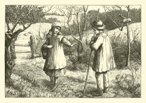Kleines Mädchen, hübsches Mädchen von English School