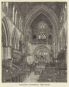 Kathedrale von Llandaff, der Chor von English School