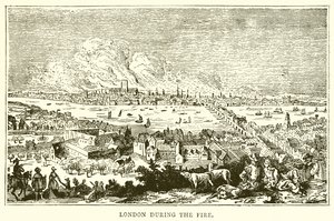 London während des Feuers von English School