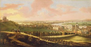 London von Greenwich Hill, ca. 1680 von English School