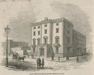 Haus von Lord John Russell, Chesham Place, Belgrave Square von English School