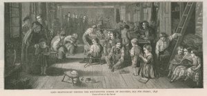 Lord Shaftesbury besucht die Westminster School of Industry, Old Pye Street, London, 1846