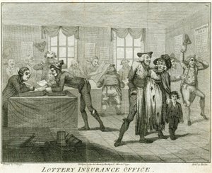 Lotterie-Versicherungsbüro von English School