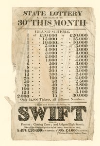 Lotterie-Werbung von English School