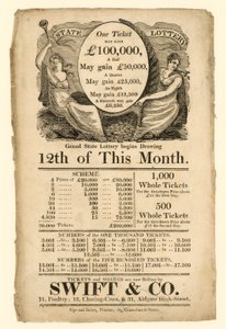 Lotterie-Werbung von English School