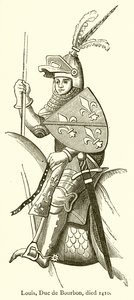 Louis, Herzog von Bourbon, gestorben 1410 von English School