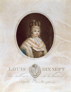 Ludwig XVII., ca. 1793 von English School