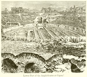 Unterer Teil des Amphitheaters in Capua
