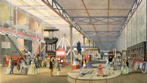 Maschinen, aus Dickinsons Comprehensive Pictures of the Great Exhibition of 1851 veröffentlicht 1854 von English School