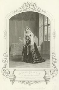 Madame Celeste als Prinzessin Katharina in Heinrich V, Akt V, Szene II