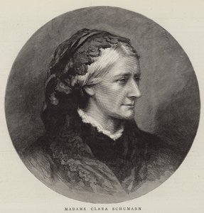 Madame Clara Schumann (Gravur) von English School