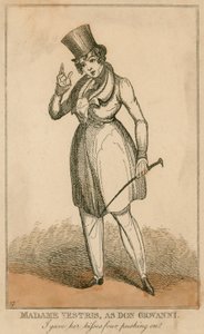 Madame Vestris als Don Giovanni von English School