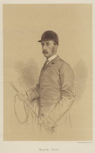 Major Dent (Lithographie) von English School