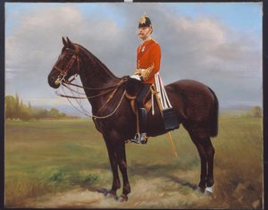 Major George Froom, 2. Bataillon, The Connaught Rangers, ca. 1881 von English School