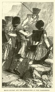 Major Murray und die Highlander in Fort Washington