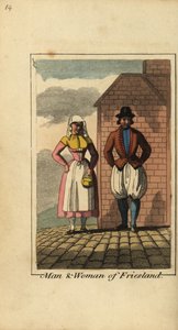 Mann und Frau aus Friesland, Holland