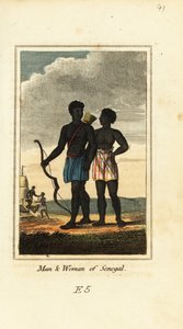 Mann und Frau aus Senegal