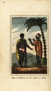 Mann und Frau aus Natal, Südafrika von English School