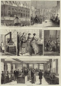 Herstellung von Stahlfedern von English School
